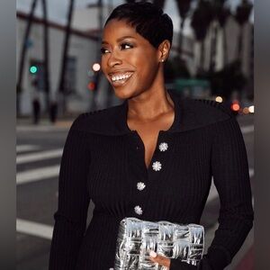 JANET EMBELLISHED DRESS IN BLACK